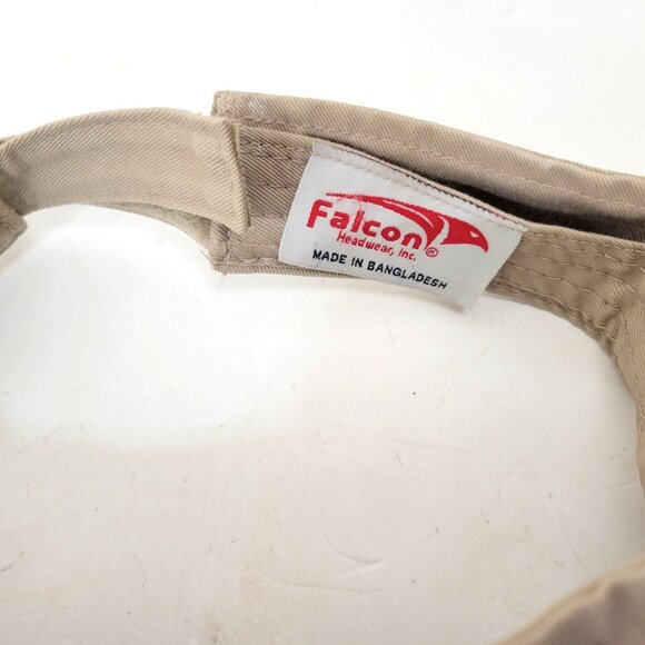 Watch Hill RI Embroidered Khaki Visor By Falcon Headwear - Picture 5 of 9